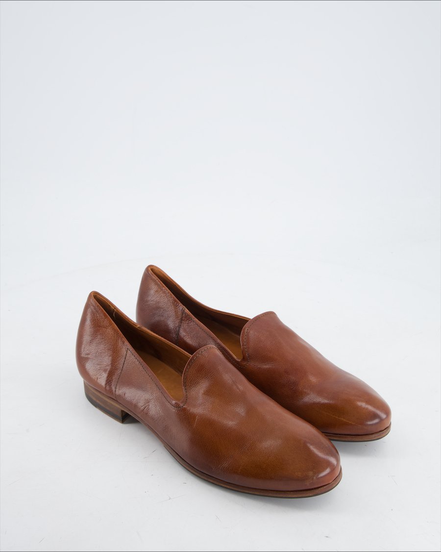 Pantanetti flats Leather Brown Eu 40.5