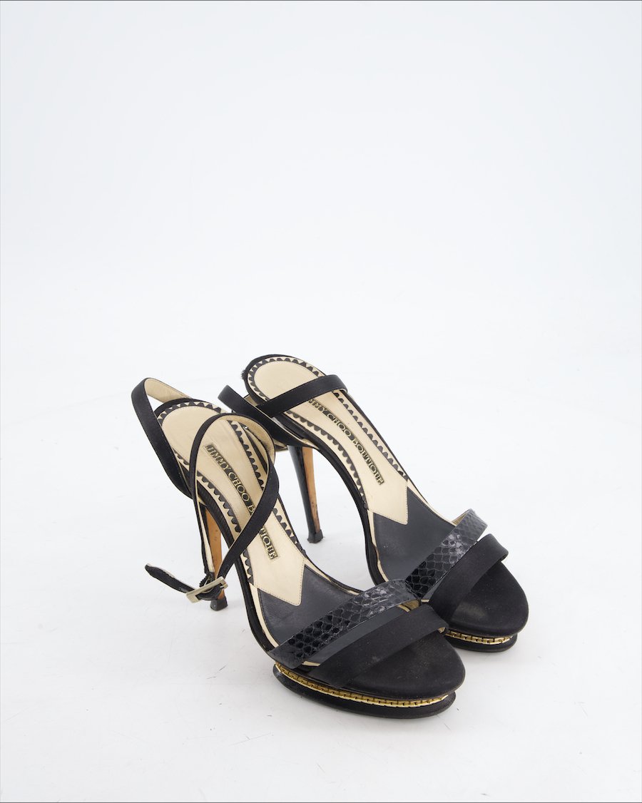 Jimmy Choo Heels Leather Black Eu 38