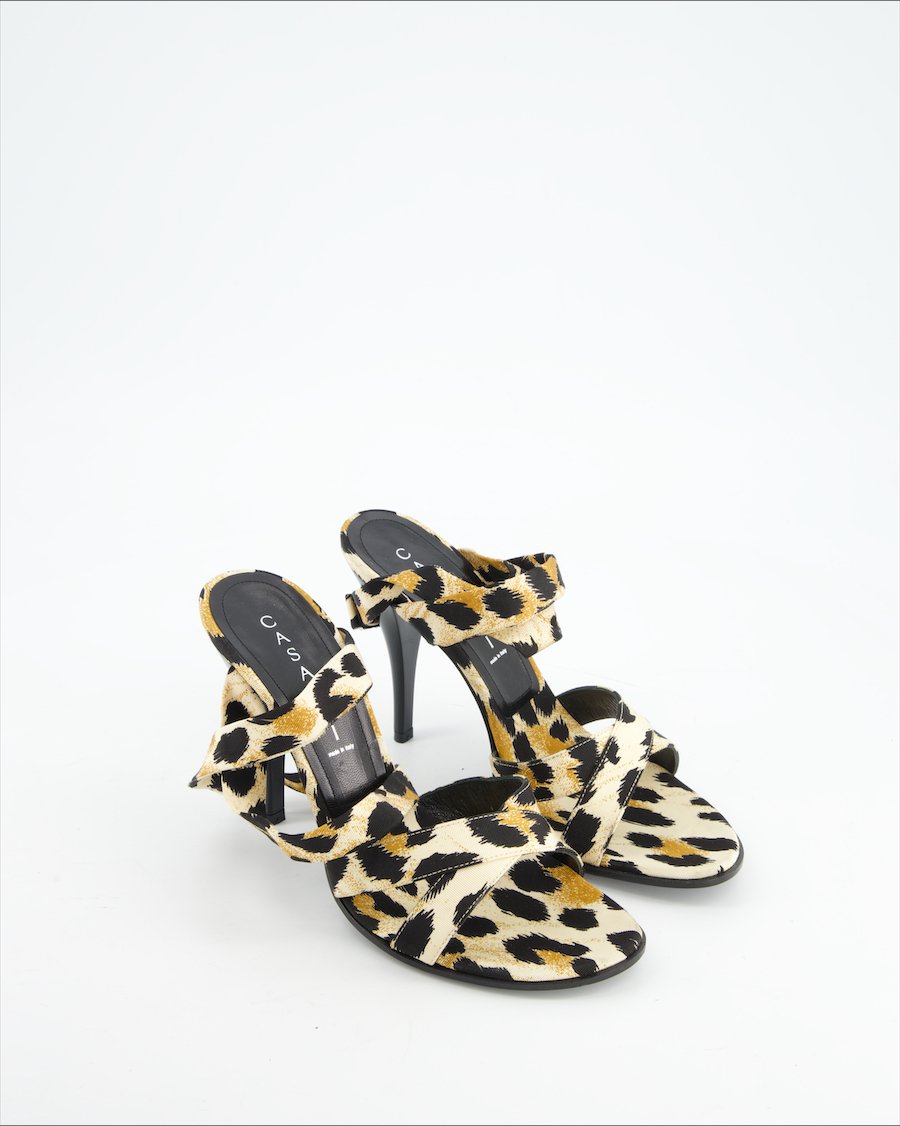 Casadei Heels Cloth Beige Eu 39