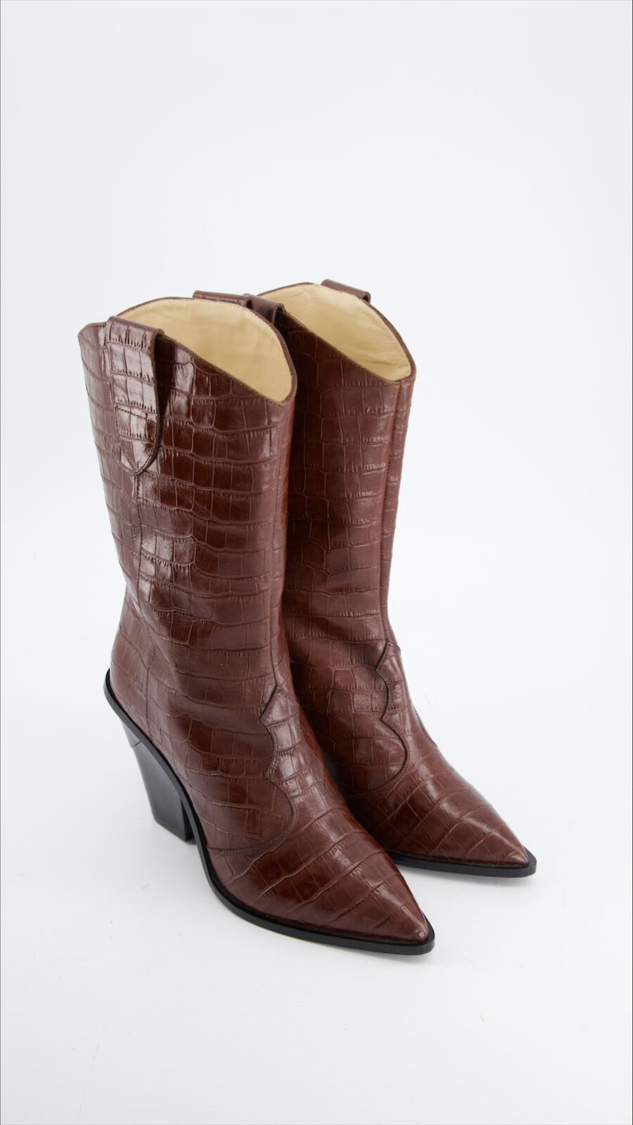 Manila Grace Boots Leather Brown Eu 39