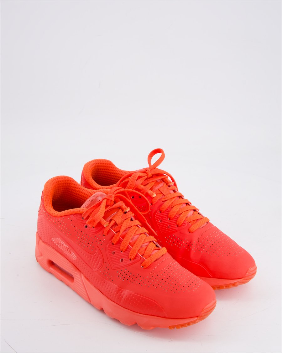 Nike Air Max 90 Trainers Leather Red Eu 40