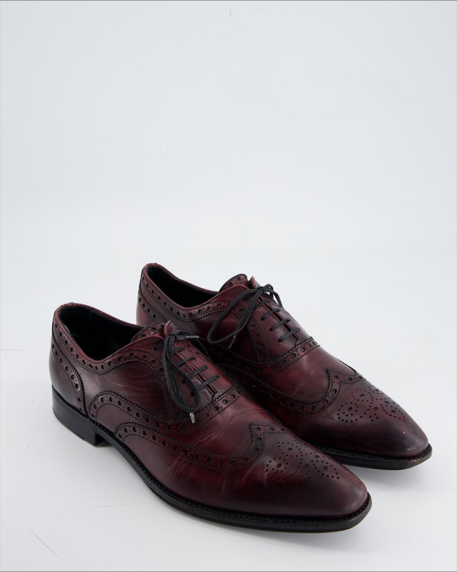 Navyboot Flats Leather Red Eu 43.5