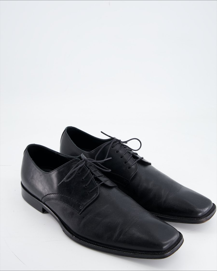 Navyboot Flats Leather Black Eu 45