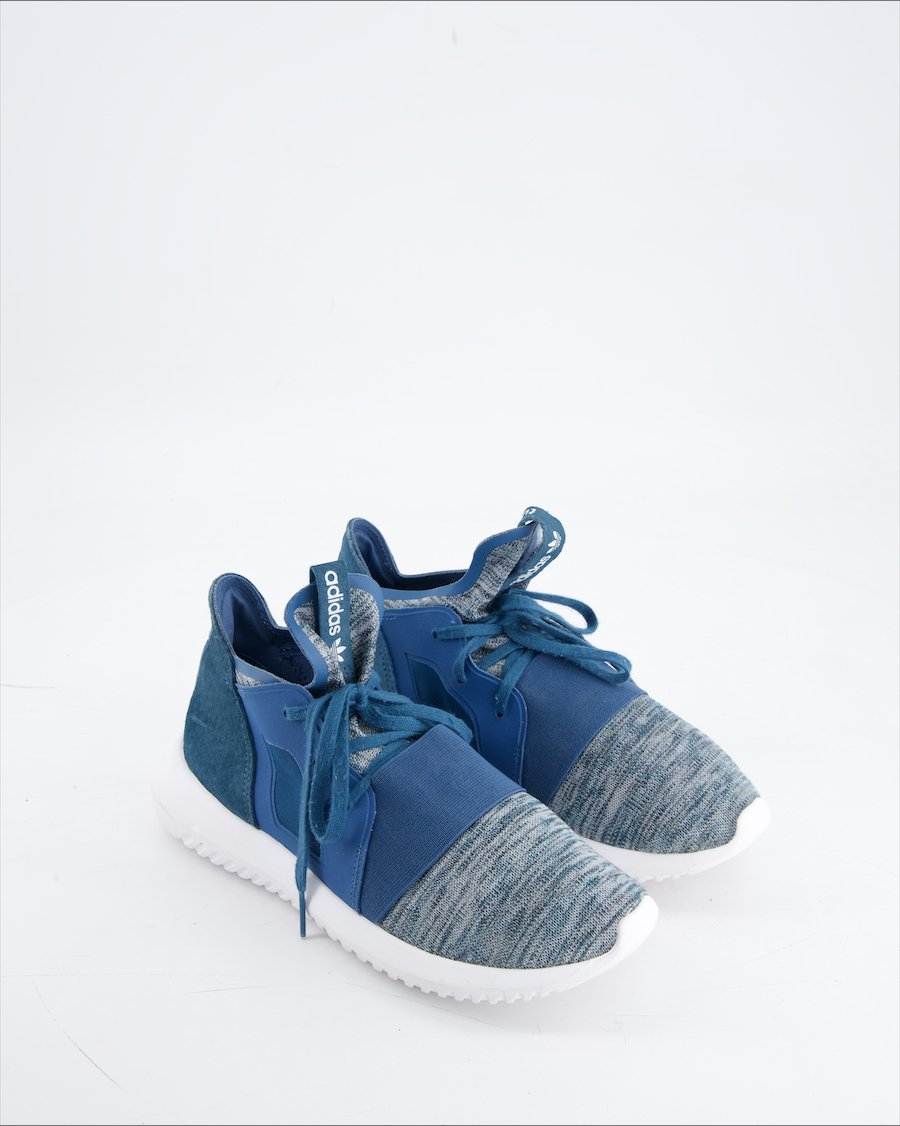 Adidas Tubular Trainers Cloth Blue Eu 36.5