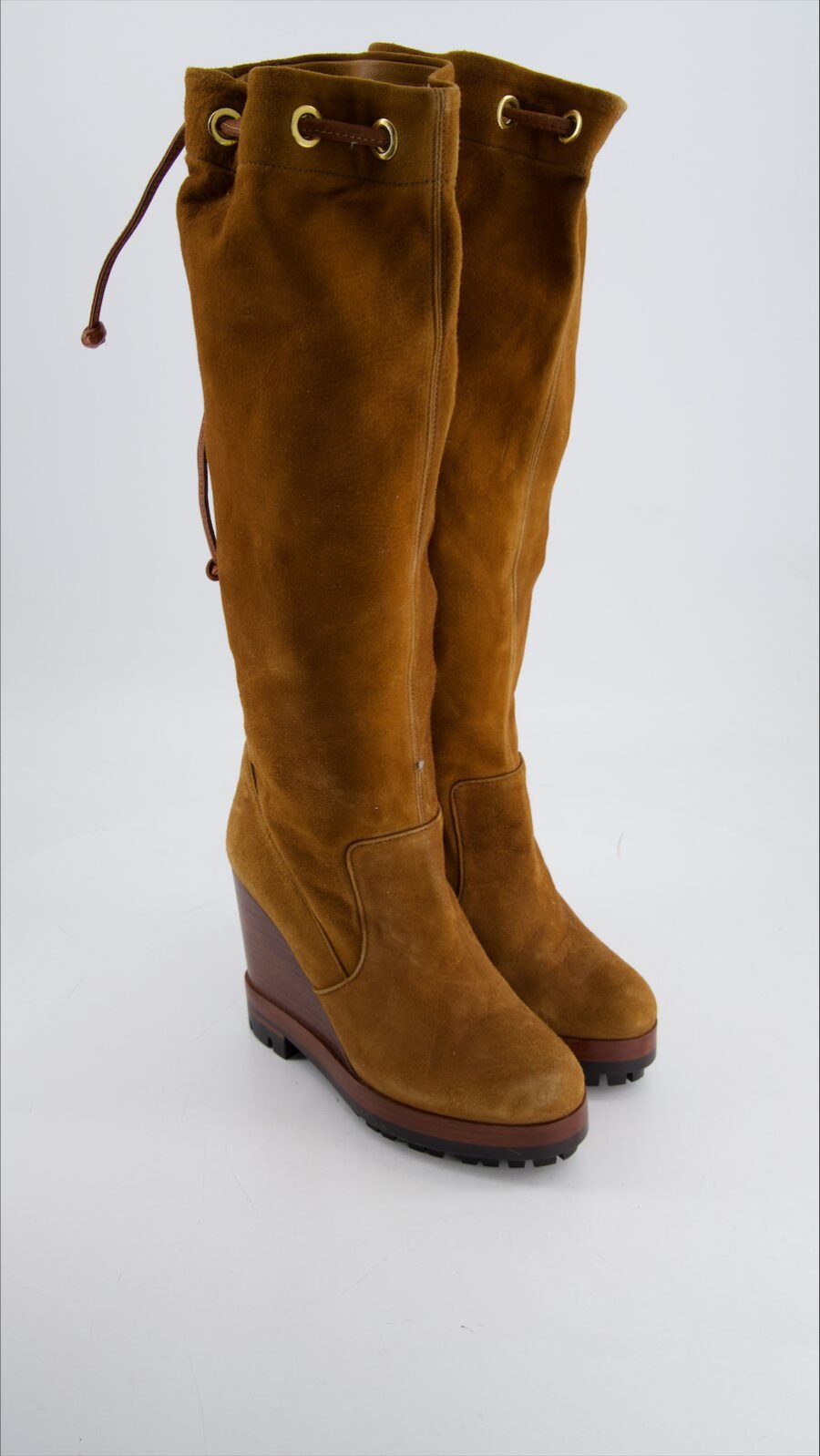 Aldo Castagna Boots Suede Brown Eu 38