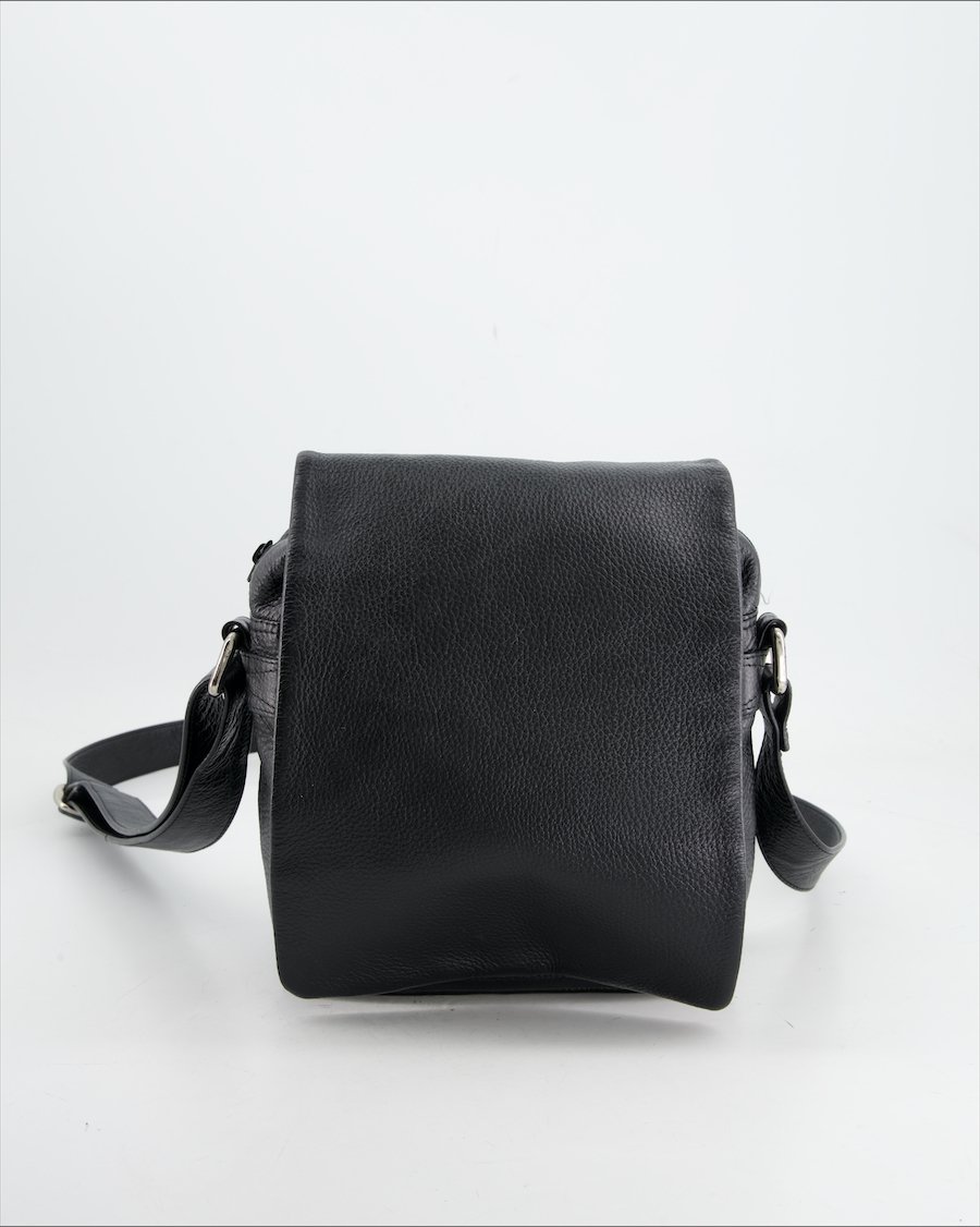 Non Signe / Unsigned Crossbody bag Leather Black