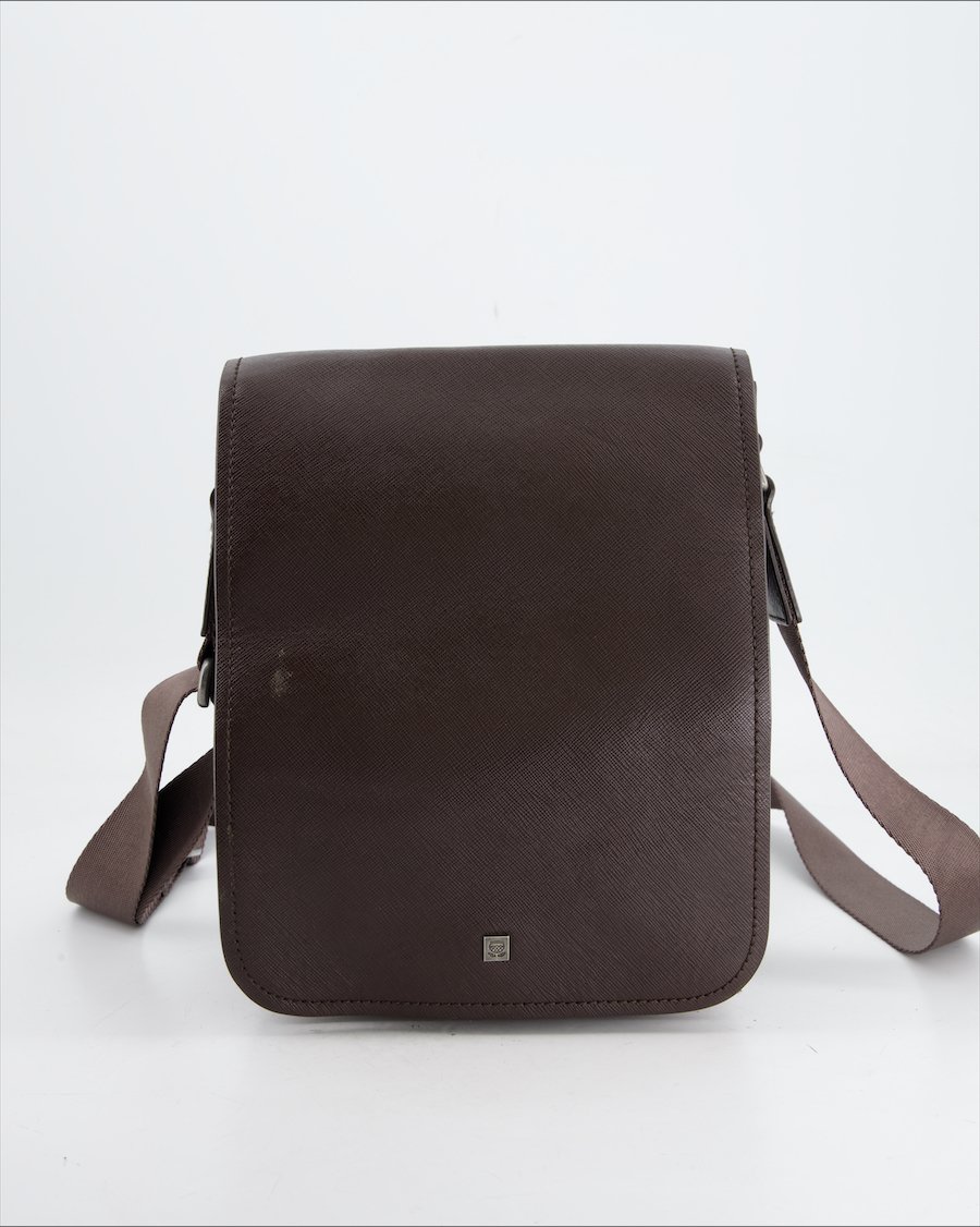 Navyboot Crossbody Bag Leather Brown