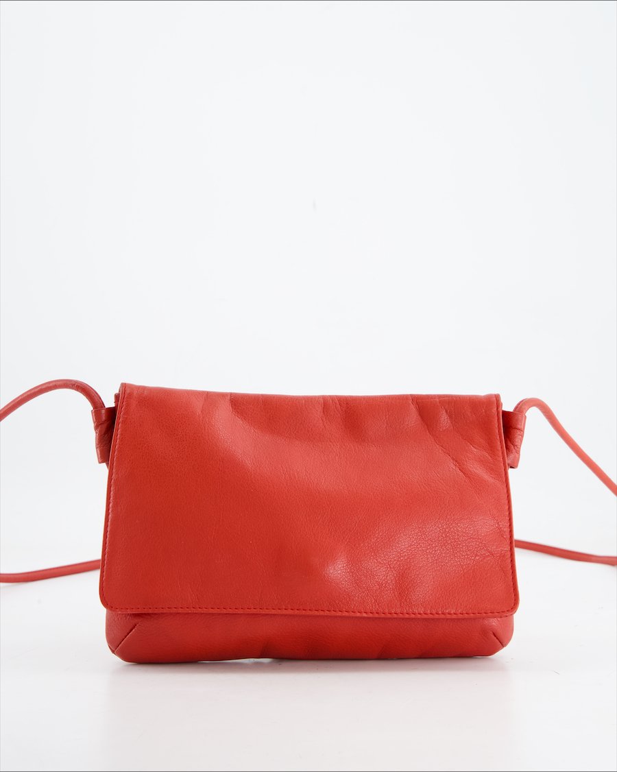 Bree Crossbody Bag Leather Red
