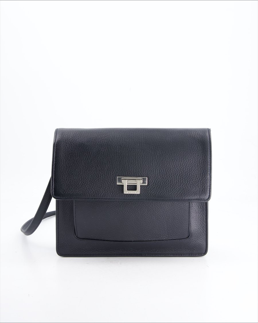 Unutzer Crossbody Bag Leather Black