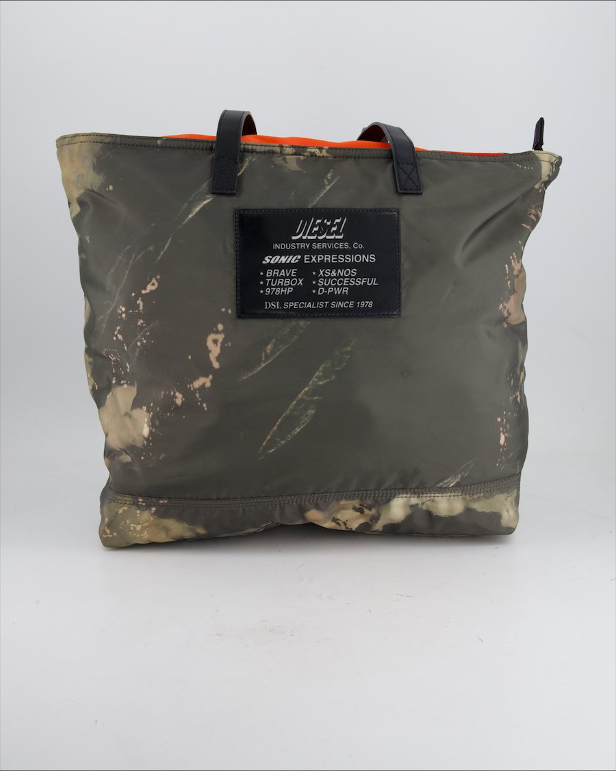 Diesel Shoulder Bag Polyester Green