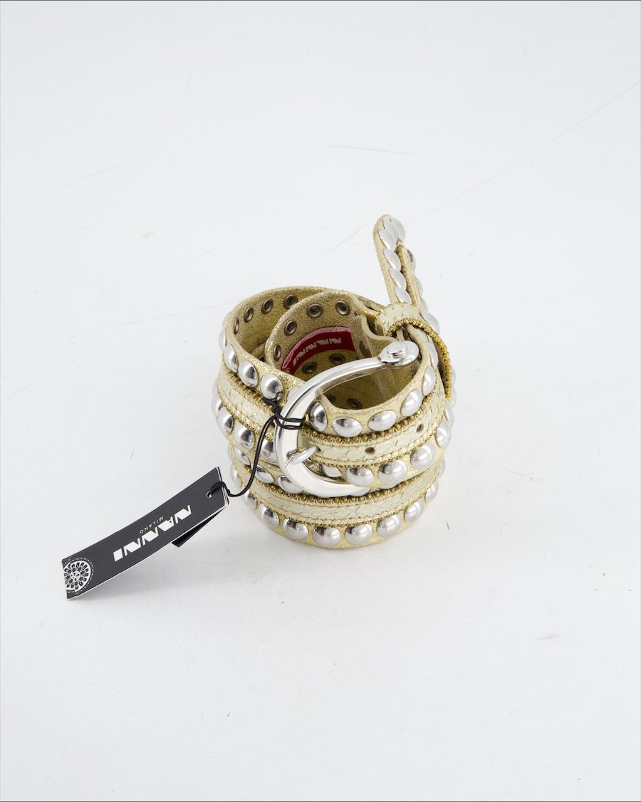 Nanni Belt Leather Gold