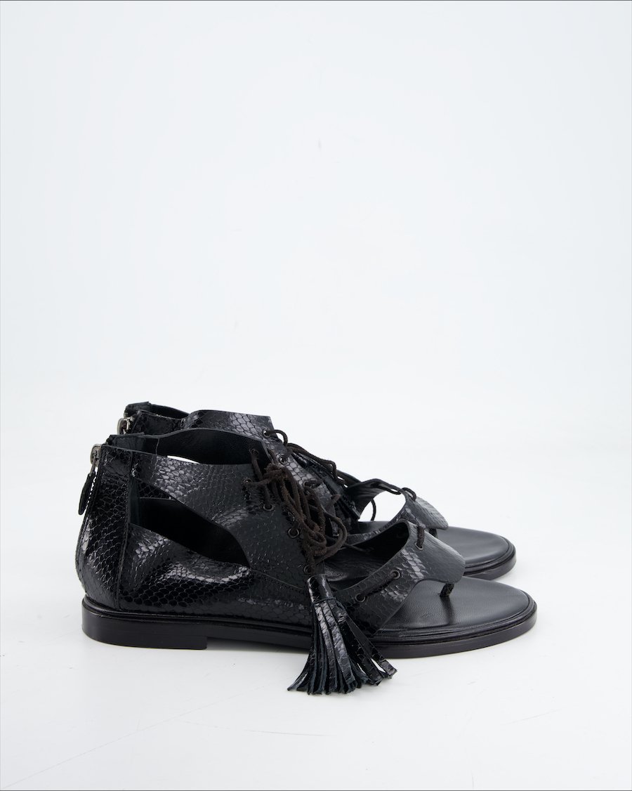 Lala Berlin Sandals Leather Black Eu 39