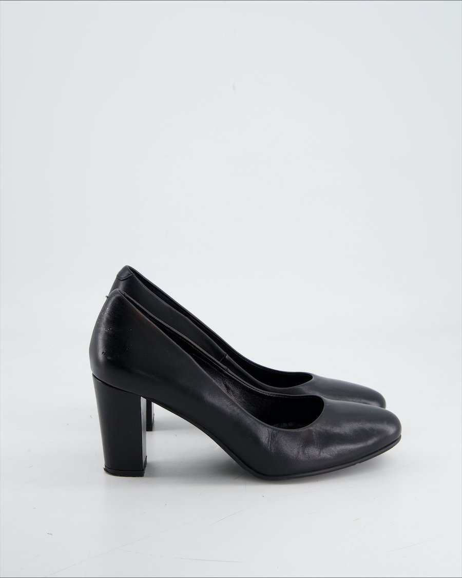 Navyboot Heels Leather Black Eu 37