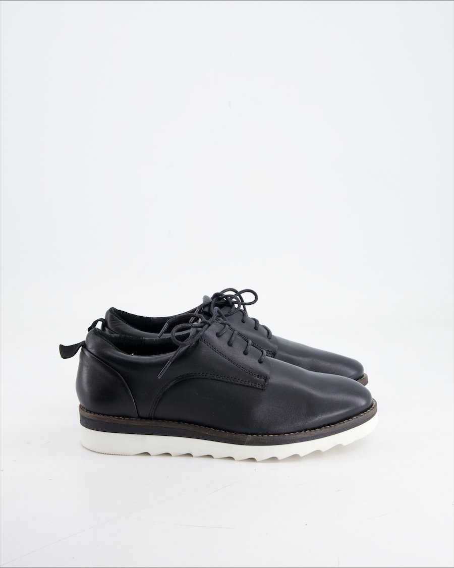 Varese Flats Leather Black Eu 36
