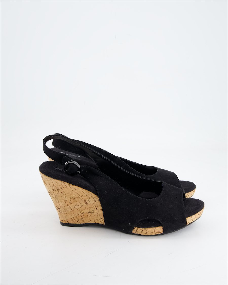 Graceland Sandals Suede Black Eu 44