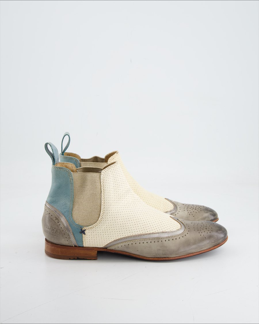 Melvin & Hamilton Ankle Boots Leather Beige Eu 39
