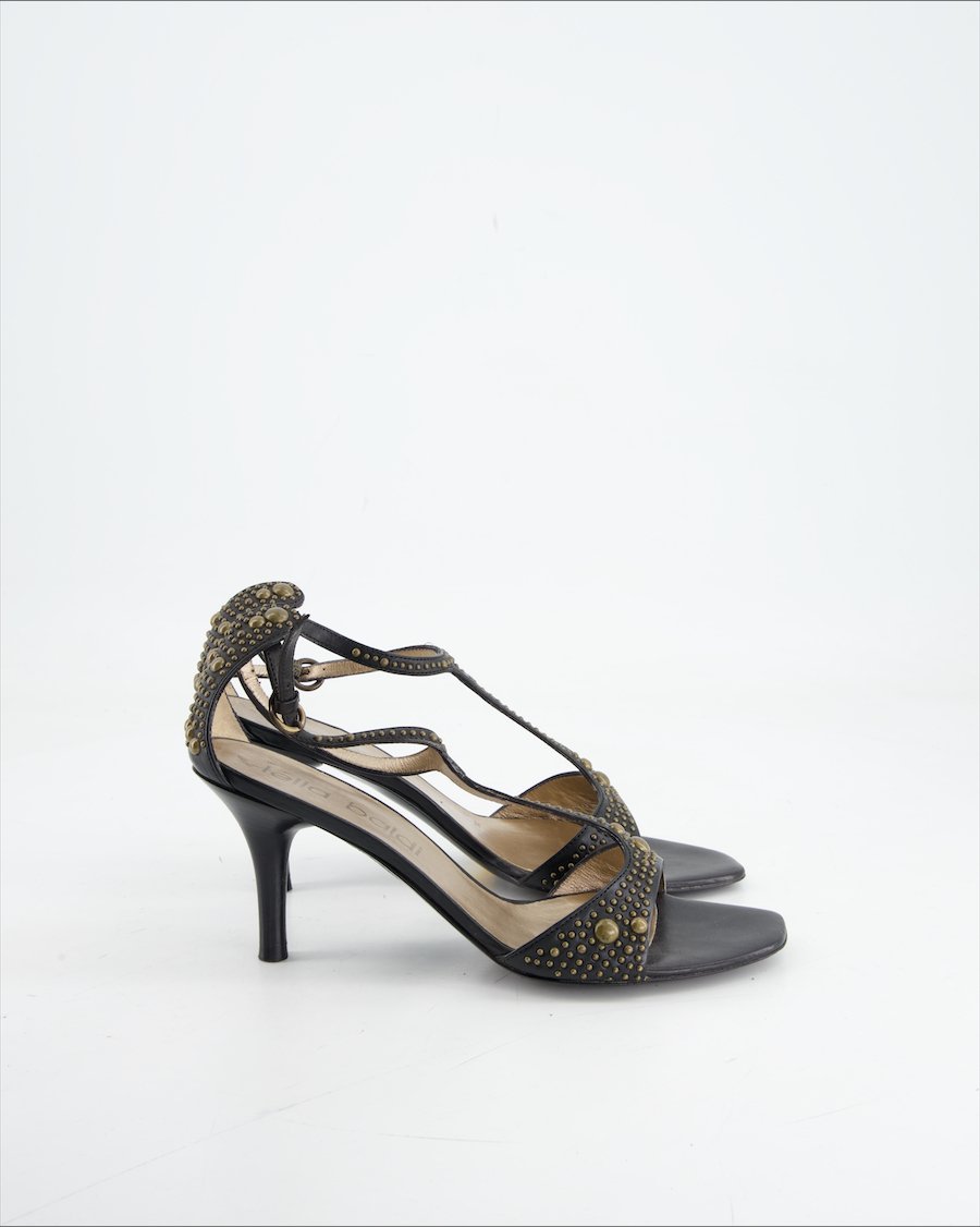 Lella Baldi Heels Leather Black Eu 37