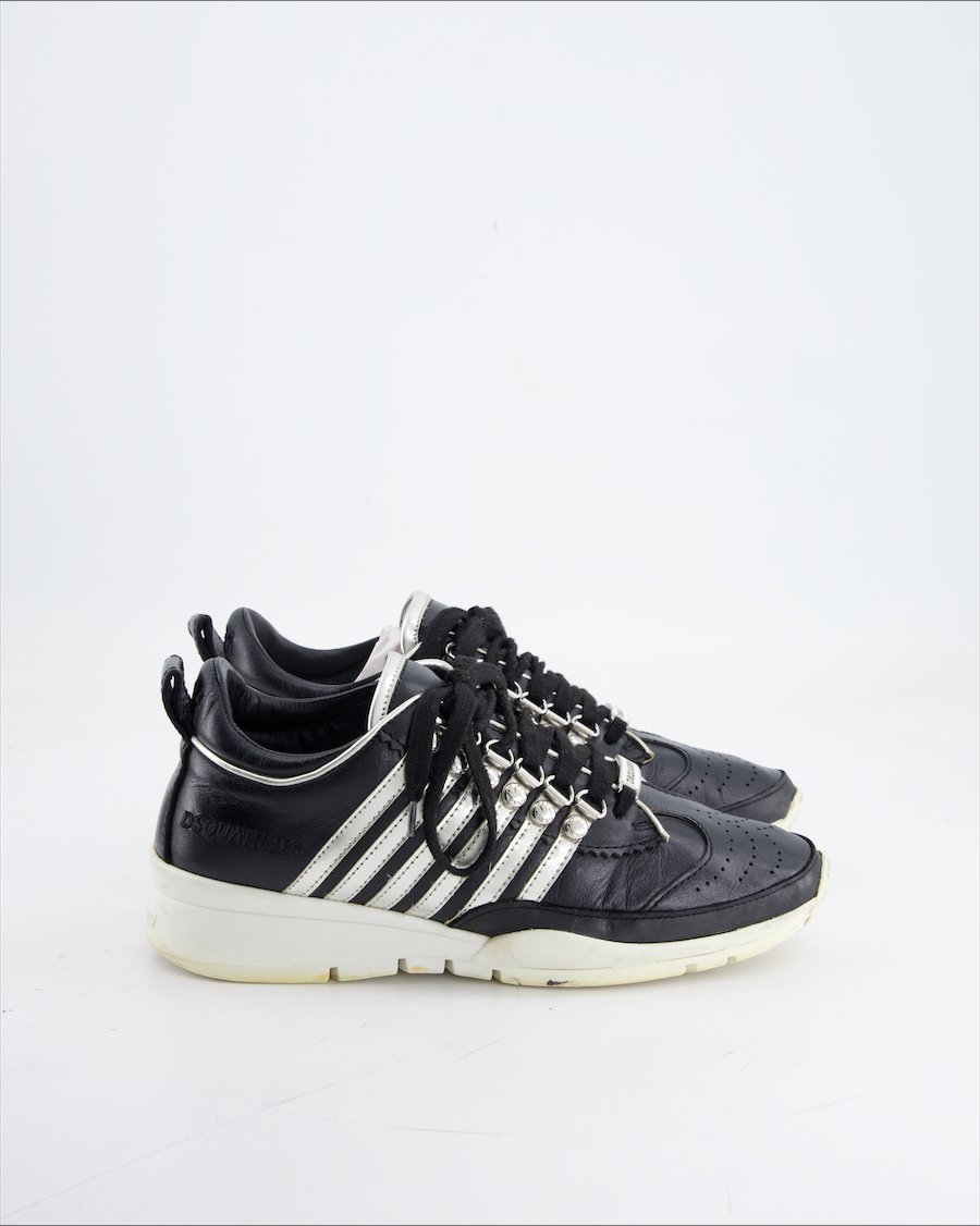 DSQUARED2 Trainers Leather Black Eu 38