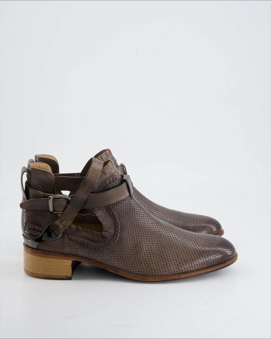 Melvin & Hamilton Ankle Boots Leather Brown Eu 39