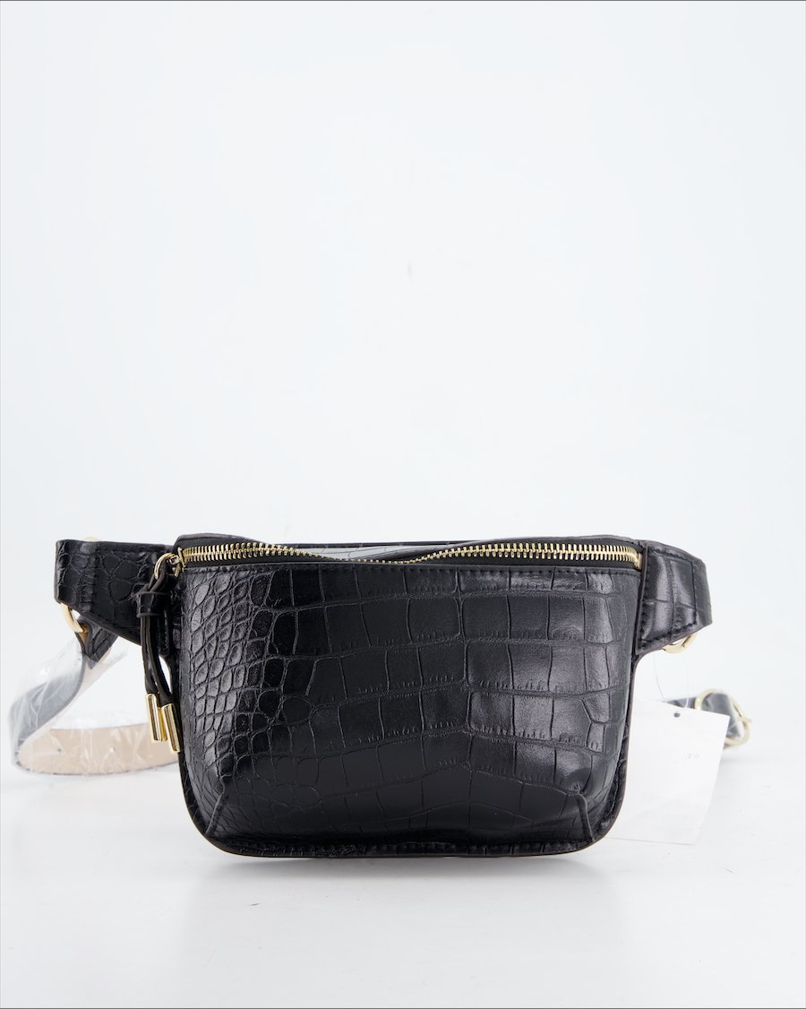 H&M Bum Bag Polyurethane Black