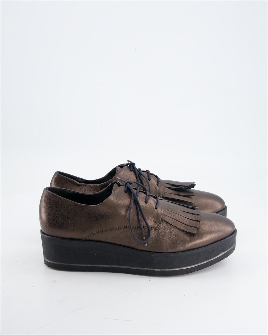 Tosca Blu Flats Leather Bronze Eu 40