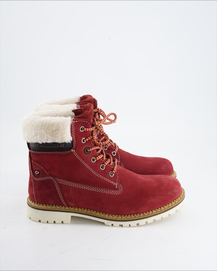 Landrover Boots Leather Red Eu 40