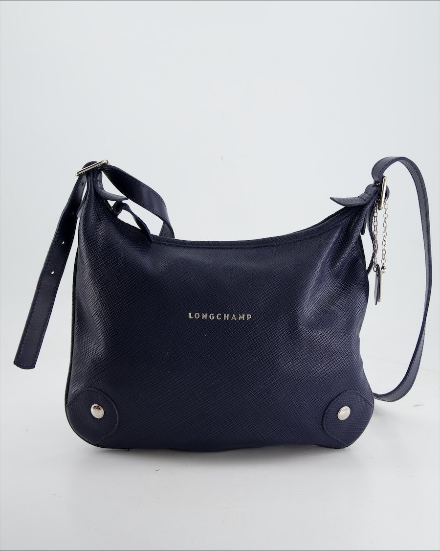 Longchamp Crossbody Bag Leather Blue