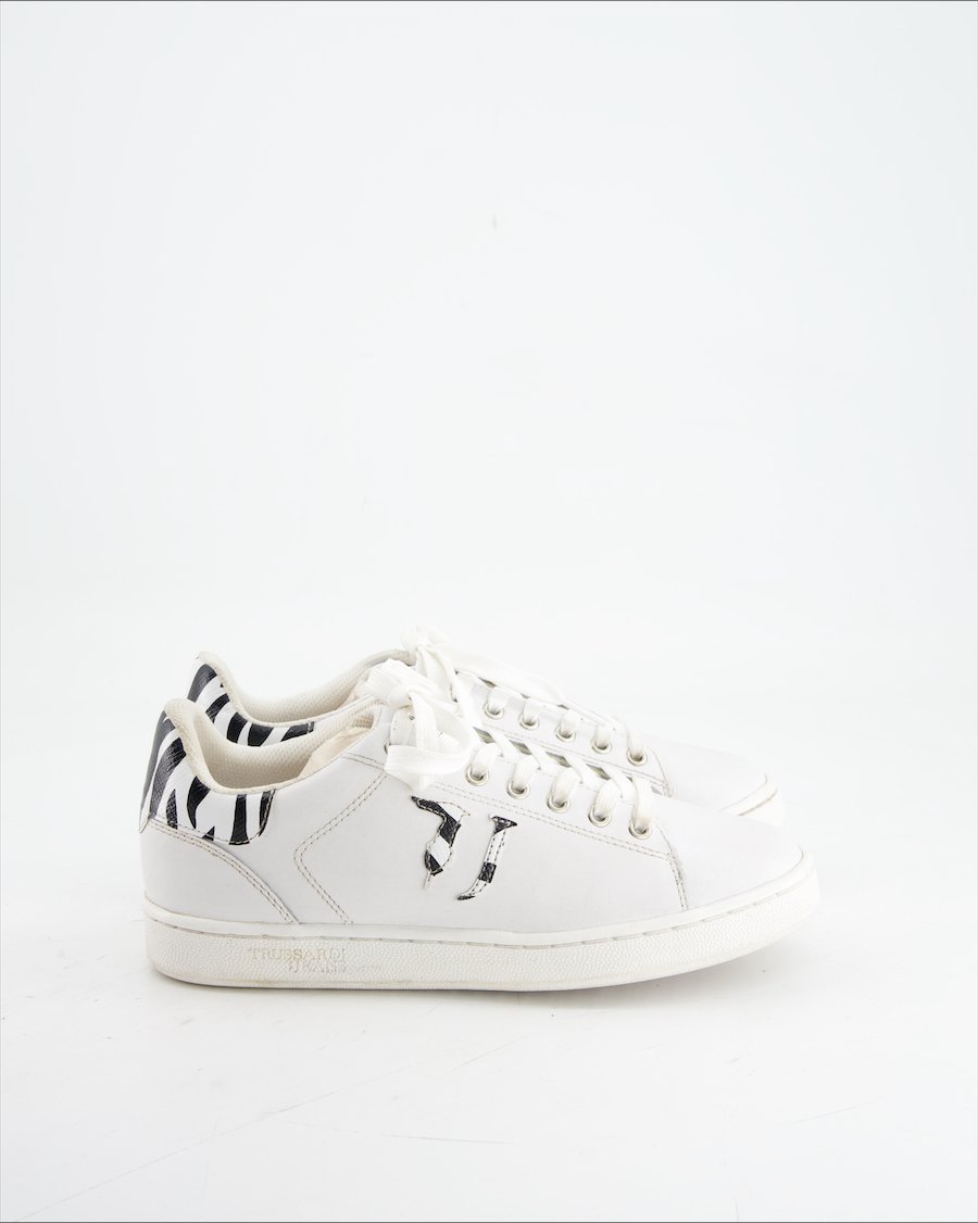 Trussardi Jeans Trainers Leather White