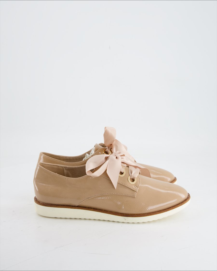 Jenny Fairy Flats Leather Beige Eu 38
