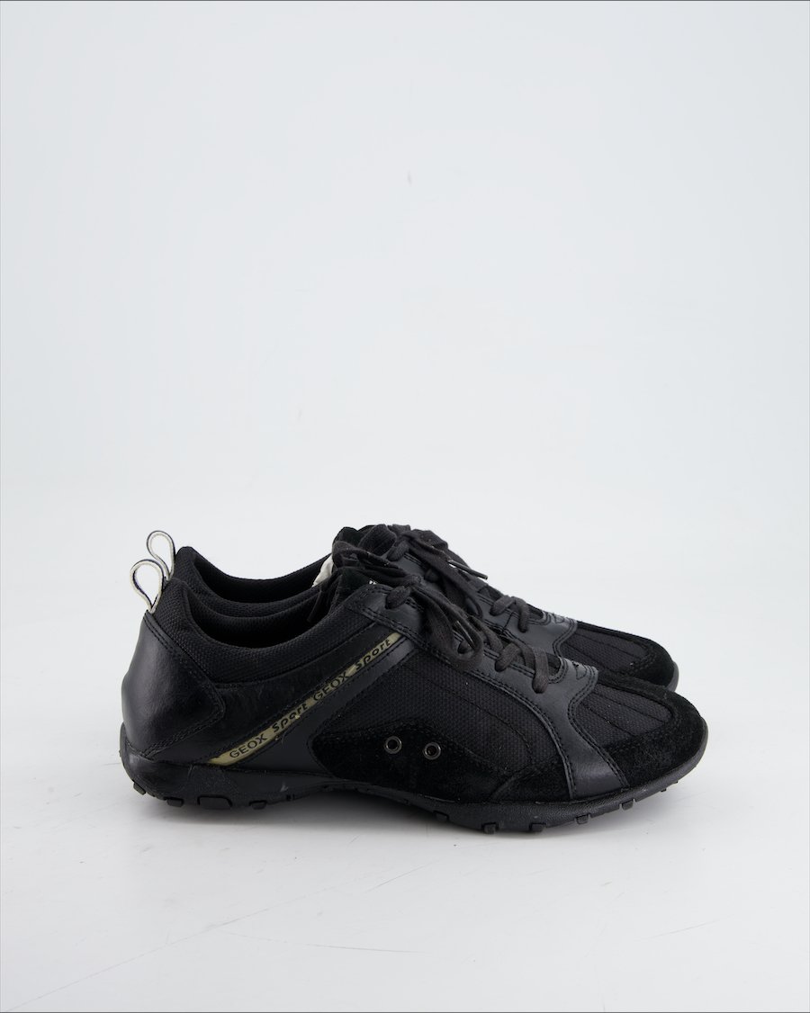 Geox Trainers Suede Black Eu 38
