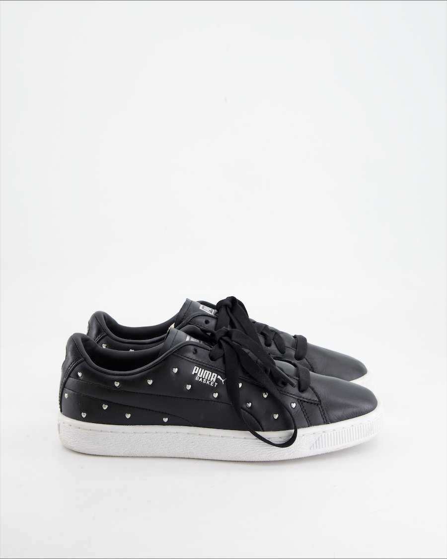 Puma Trainers Leather Black Eu 38