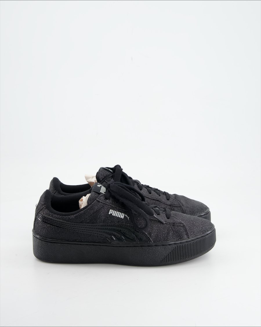 Puma Trainers Leather Black Eu 38