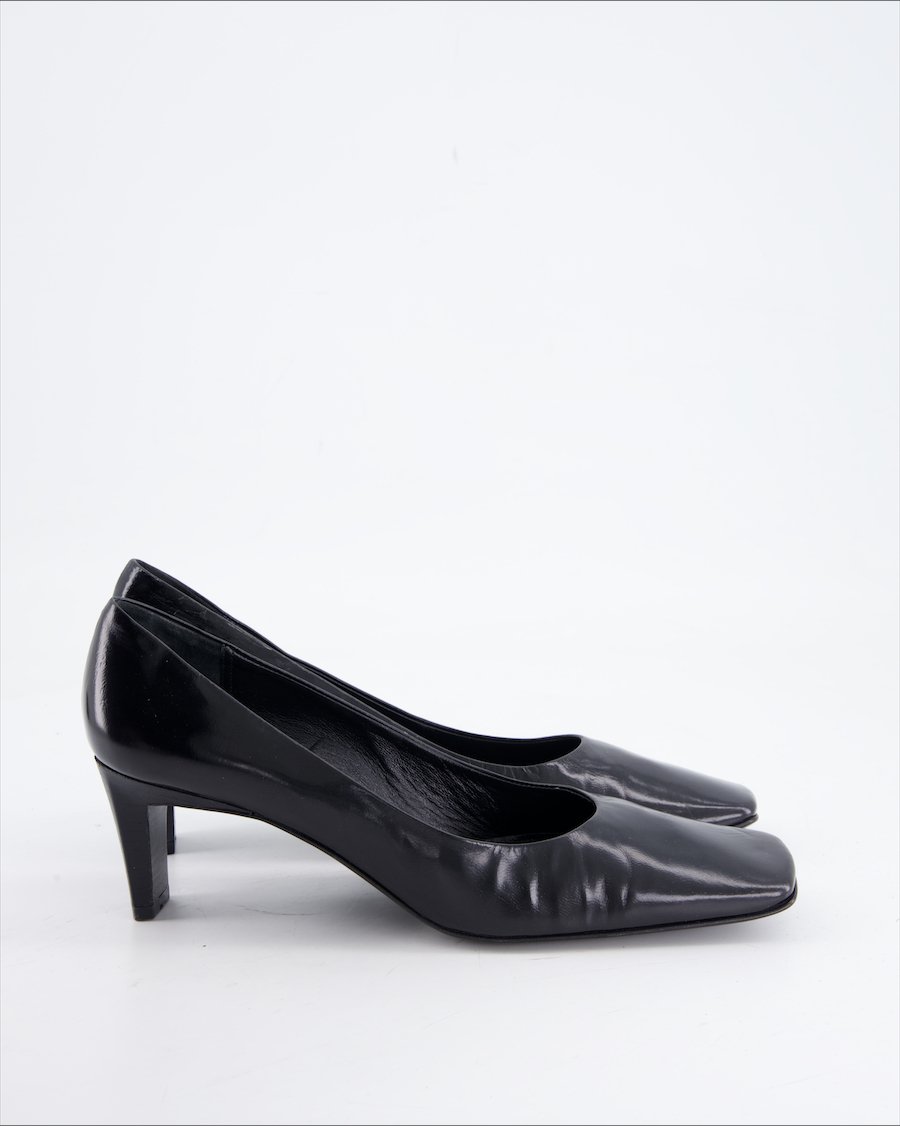 Navyboot Heels Leather Black Eu 38