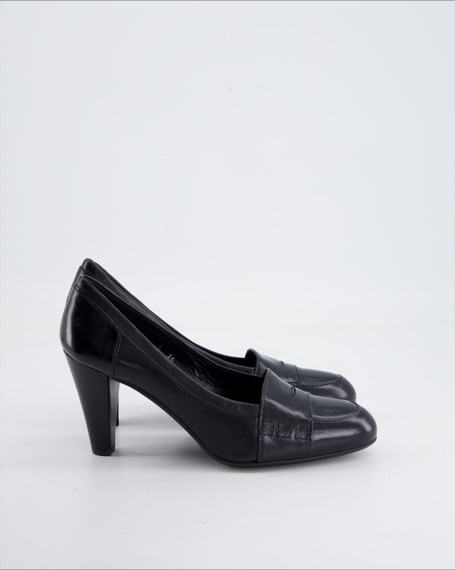 Mer Du Sud Heels Leather Black Eu 38