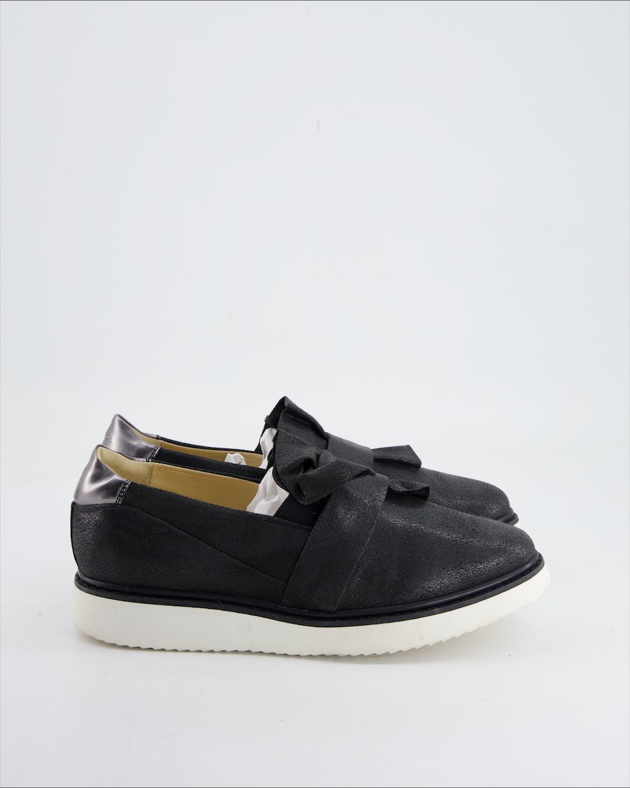 Geox Flats Leather Black Eu 38