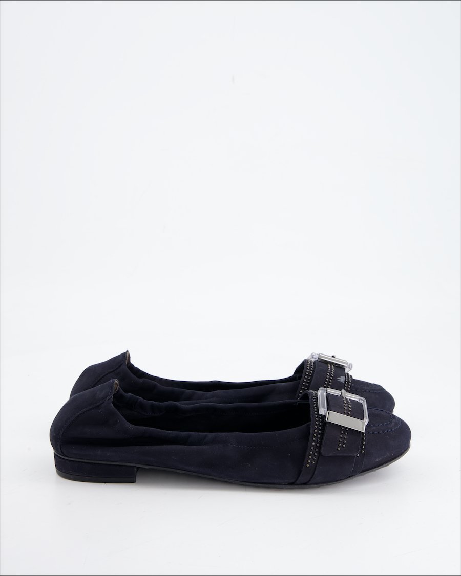 Kennel Und Schmenger Ballet Flats Leather Navy Eu 39