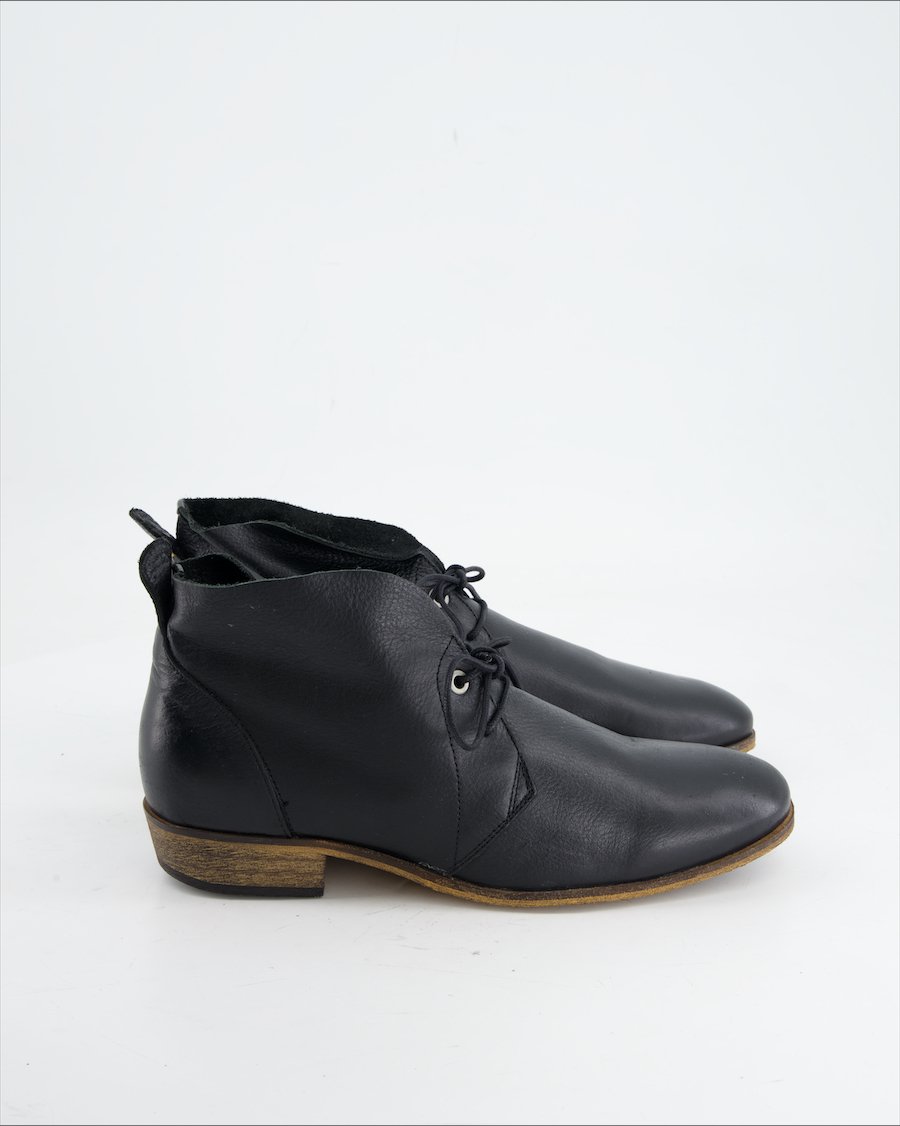 Haghe  Ankle Boots Leather Black