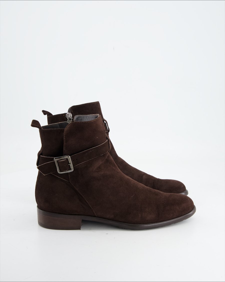 Viola Fonti Ankle Boots Suede Brown