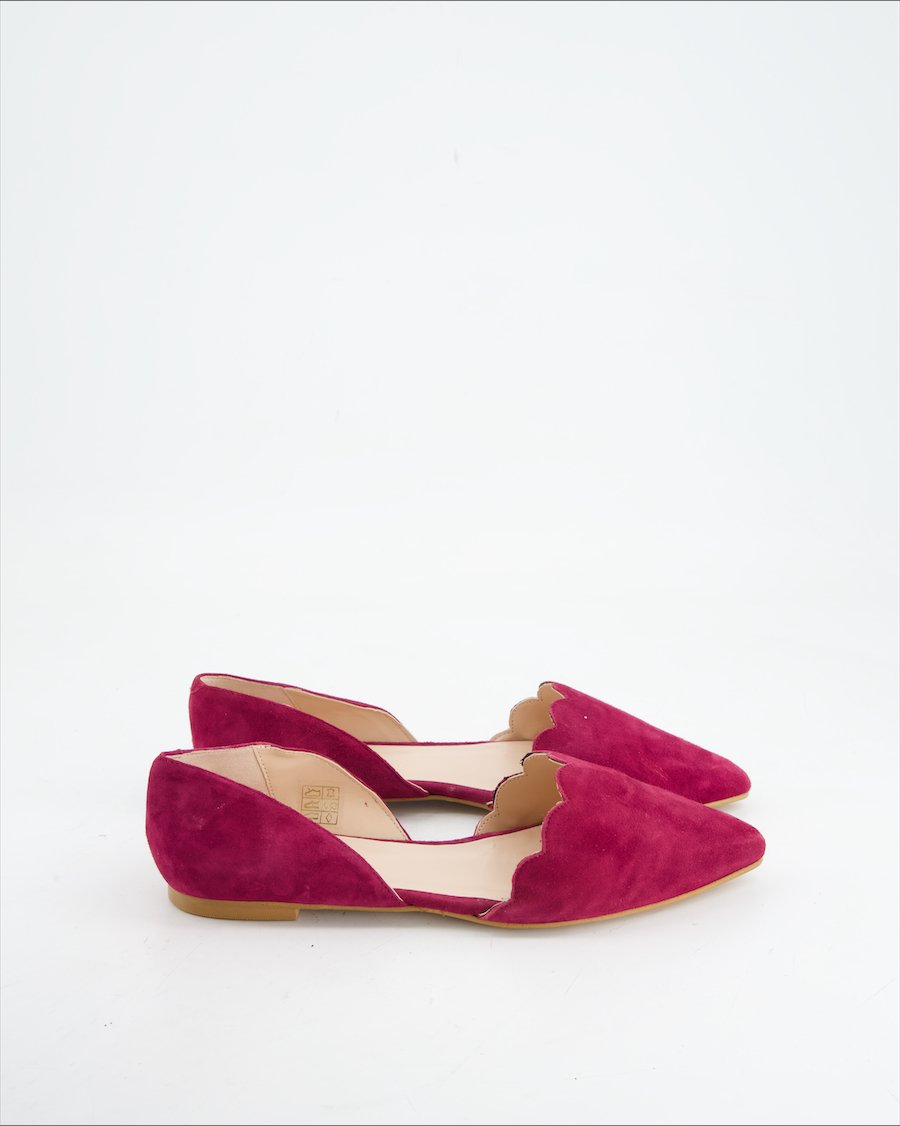 Zign Flats Suede Purple Eu 37