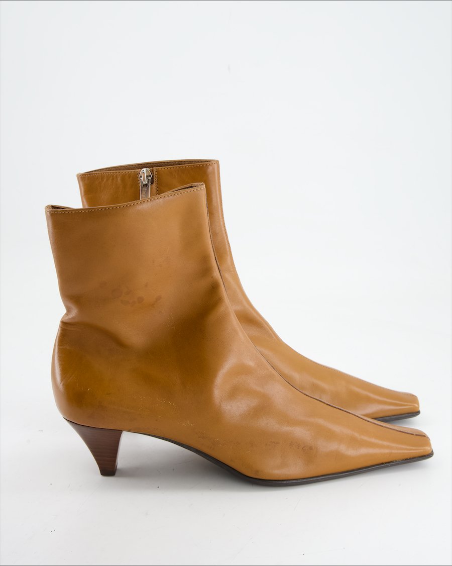 Sergio Rossi Ankle Boots Leather Brown