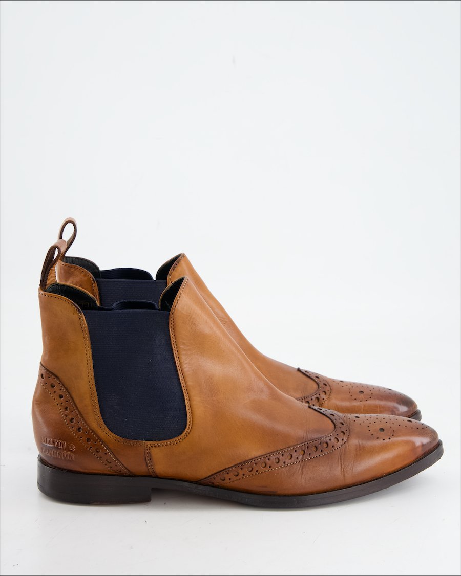Melvin & Hamilton Ankle Boots Leather Brown Eu 38