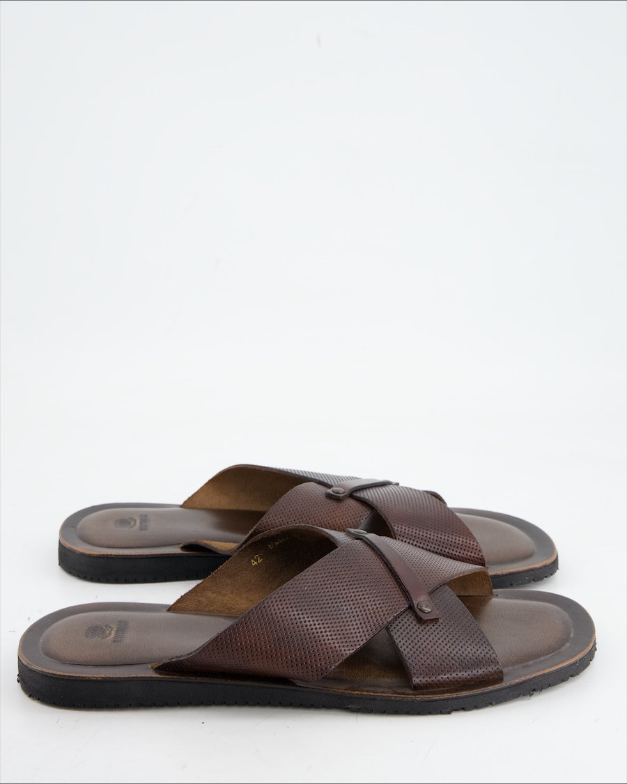 Navyboot Sandals Leather Brown Eu 42
