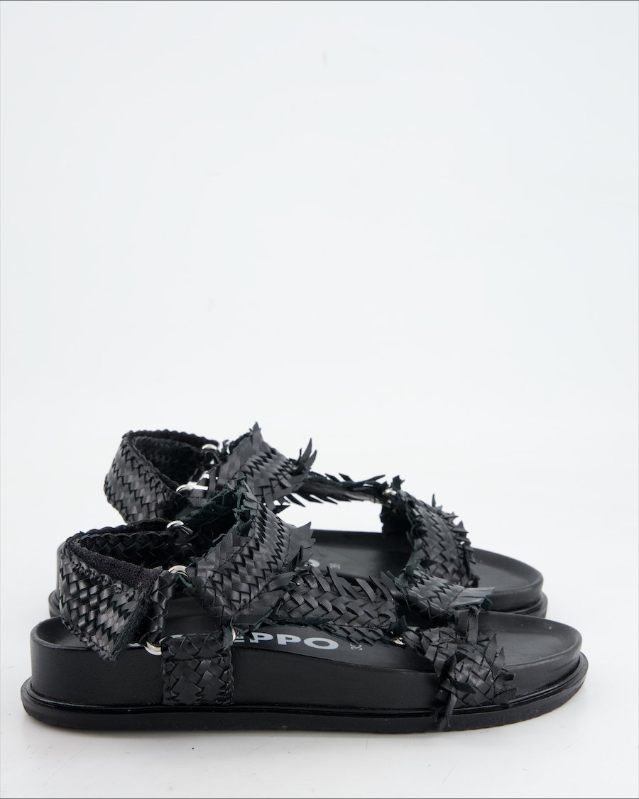 Gioseppo Sandals Leather Black Eu 36