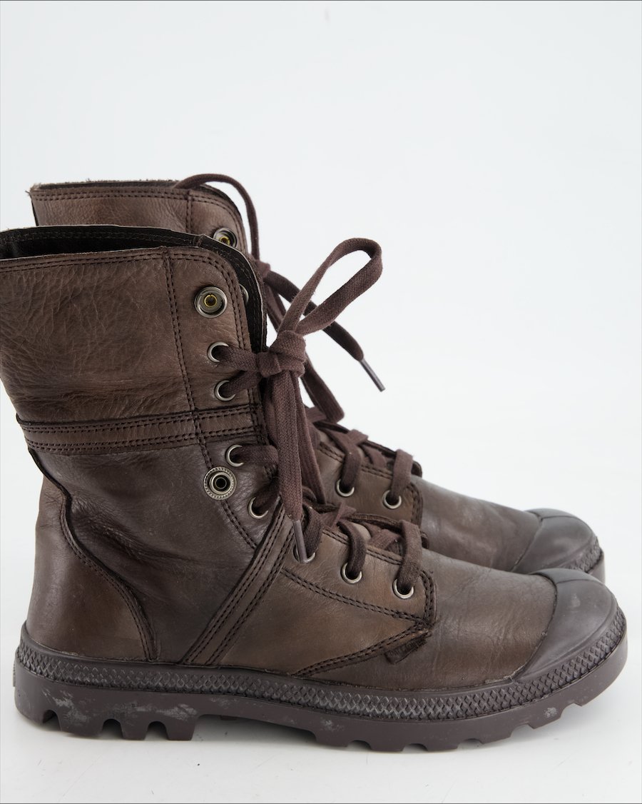 Palladium Ankle Boots Leather Brown Eu 41