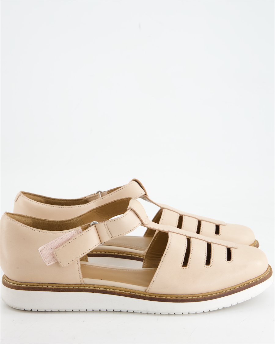 Clarks Flats Leather Pink Eu 41