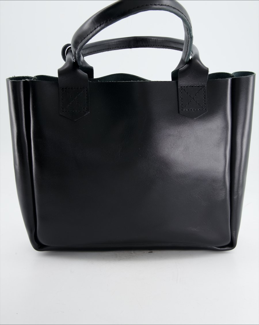 Unbranded Shoulder Bag Leather Black