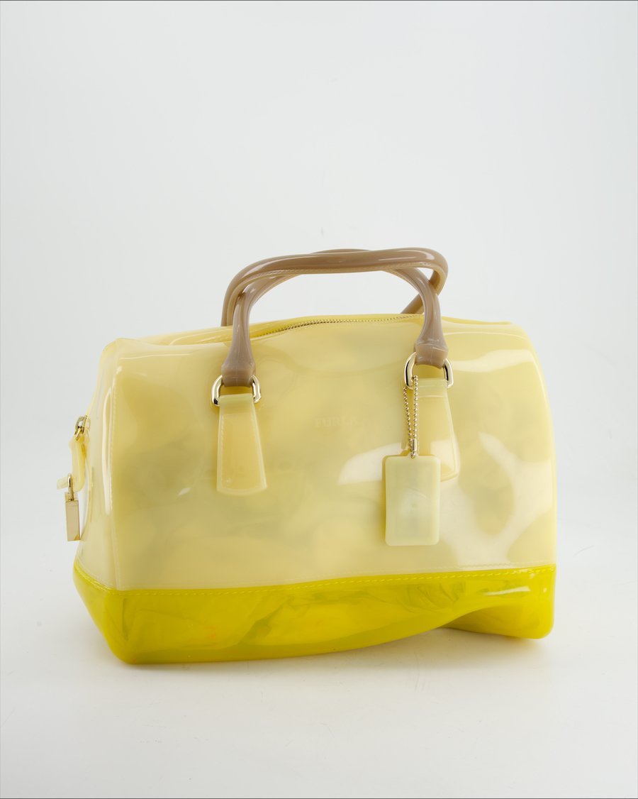 Furla Handbag Rubber Yellow