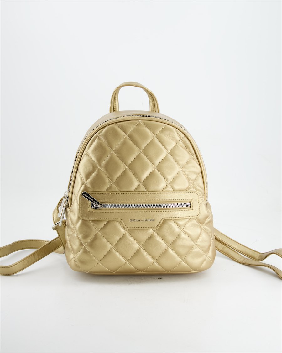 David Jones Backpack Polyurethane Gold