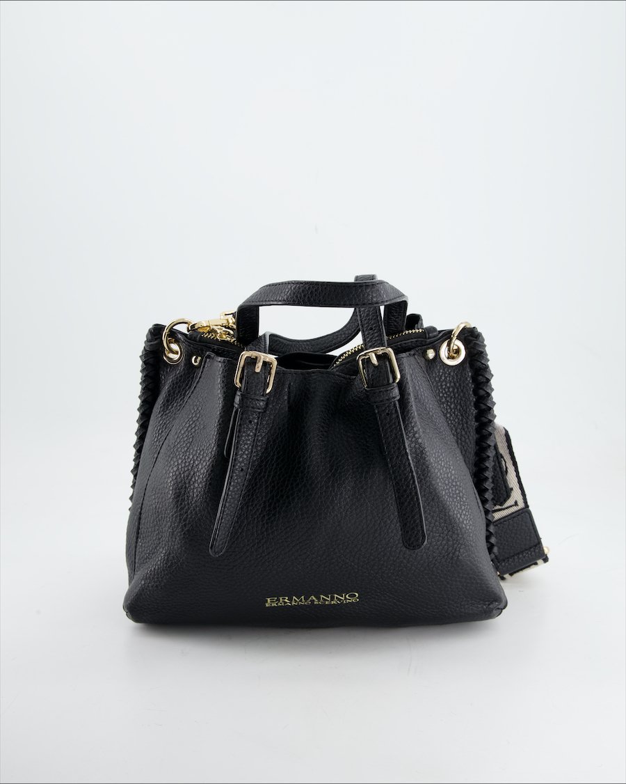 Ermanno Scervino Handbag Leather Black