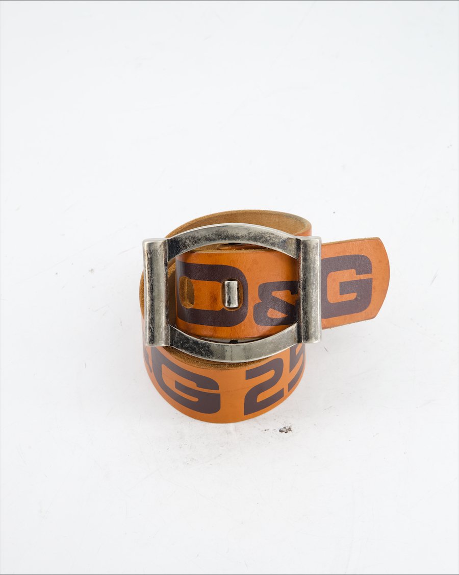 Dolce & Gabbana Belt Leather Camel
